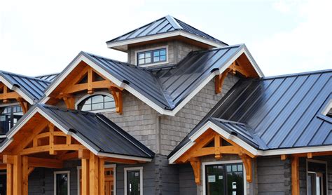 how to roof a house with metal|pictures of residential metal roofs.